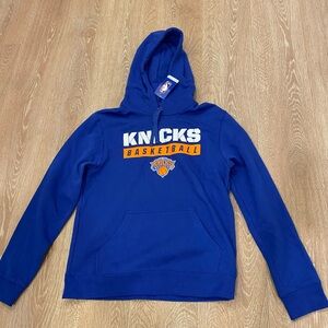 NWT NBA Blue Knicks Basketball Hoodie sweatshirt